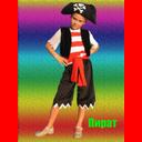 107 Пират (шляпа, рубашка, жилет, бриджи, пояс) Р. 116-140