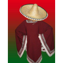 144 Мексиканец (сомбреро, пончо) размер 44-54